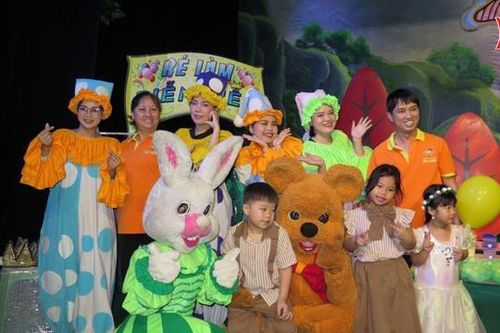 Trong trẻo đầy ắp nụ cười với kịch rối thiếu nhi