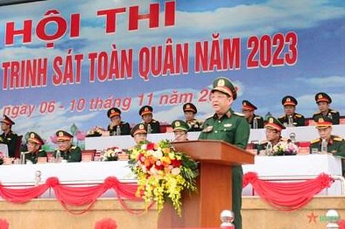 Khai mạc Hội thi quân báo - trinh sát toàn quân năm 2023