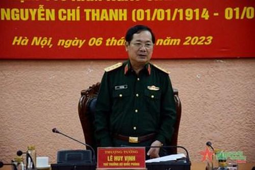 Thượng tướng Lê Huy Vịnh chủ trì phiên họp Ban chỉ đạo Hội thảo 110 năm Ngày sinh Đại tướng Nguyễn Chí Thanh