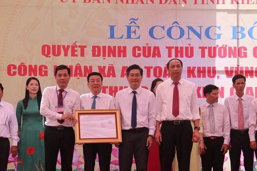 Công bố xã An toàn khu, vùng An toàn khu thuộc tỉnh Kiên Giang