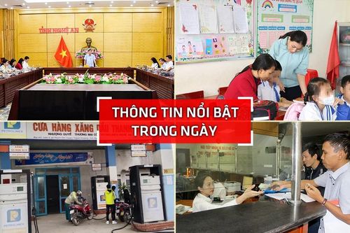 Nghệ An: Thông tin nổi bật ngày 6/11