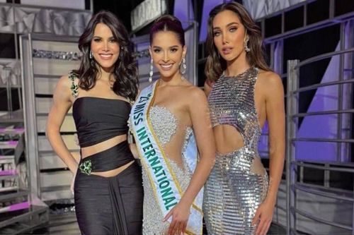 3 chân dài Venezuela cùng chiến thắng Miss International chung khung hình: Không ai chịu thua ai!