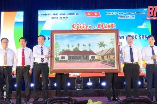 Gặp mặt kỷ niệm 55 năm ngày kết nghĩa Thọ Xuân - Quế Sơn