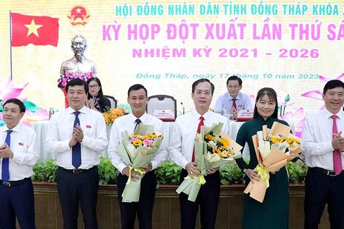 Phê chuẩn kết quả bầu ông Trần Trí Quang giữ chức vụ Phó Chủ tịch UBND tỉnh Đồng Tháp