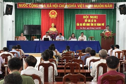 Đại biểu HĐND tỉnh Khánh Hòa tiếp xúc cử tri TP. Cam Ranh