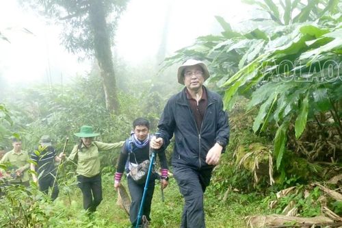 Khảo sát đường đá cổ Pavie đề nghị công nhận di tích danh thắng cấp tỉnh năm 2023