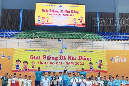Bế mạc Giải bóng đá Nhi đồng tỉnh Lào Cai năm 2023