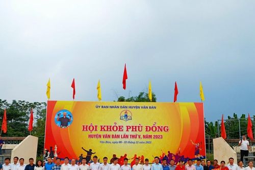 Khai mạc Hội khỏe Phù Đổng huyện Văn Bàn năm 2023