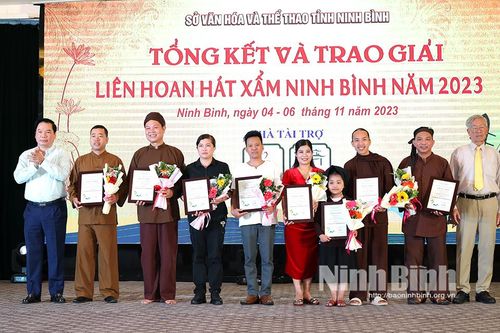 Tổng kết, trao giải, bế mạc Liên hoan hát Xẩm Ninh Bình mở rộng 2023