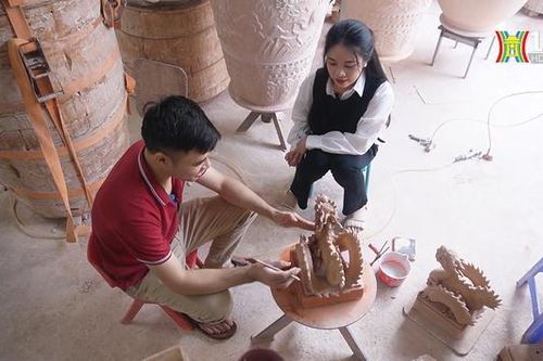 Độc đáo sản phẩm OCOP gốm điêu khắc | Mỗi xã một sản phẩm | 06/11/2023