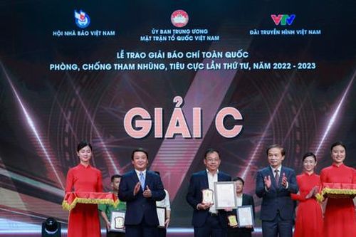Báo Hànôịmới đoạt Giải C Giải báo chí toàn quốc phòng, chống tham nhũng, tiêu cực