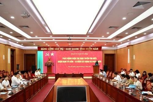 Phát động 'Cuộc thi tìm hiểu quận Nam Từ Liêm - 10 năm xây dựng và phát triển'