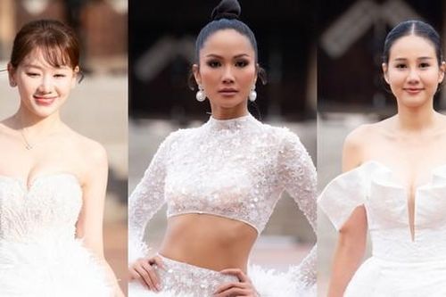 Hoa hậu H'Hen Niê đọ sắc cùng Hoa hậu Hoàn vũ Hàn Quốc trong show thời trang
