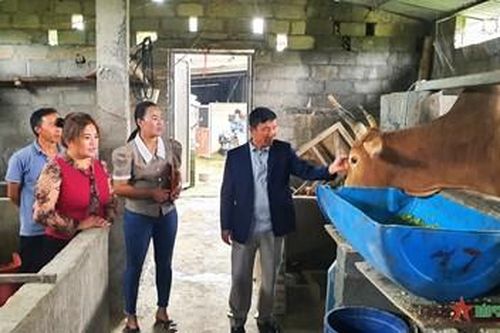 Nữ trưởng thôn người Mông tiêu biểu vùng biên Hà Giang