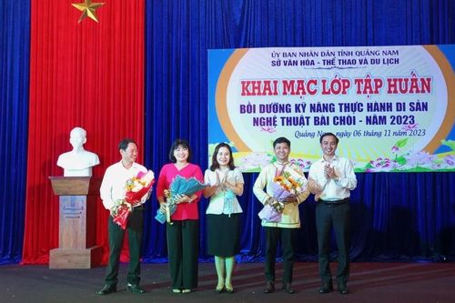 88 học viên tham gia tập huấn Nghệ thuật Bài Chòi