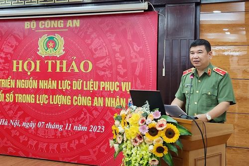 Bộ Công an chú trọng phát triển nguồn nhân lực dữ liệu phục vụ chuyển đổi số