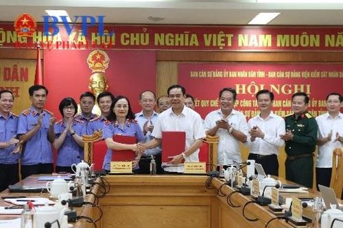 Ký kết quy chế phối hợp giữa Ban cán sự đảng UBND tỉnh và Ban cán sự đảng VKSND tỉnh Hà Tĩnh