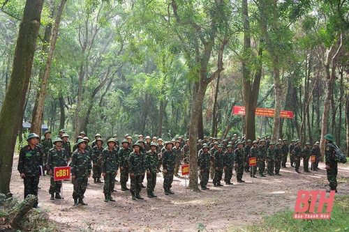Ban CHQS TP Sầm Sơn xây dựng đơn vị vững mạnh toàn diện 'mẫu mực, tiêu biểu'