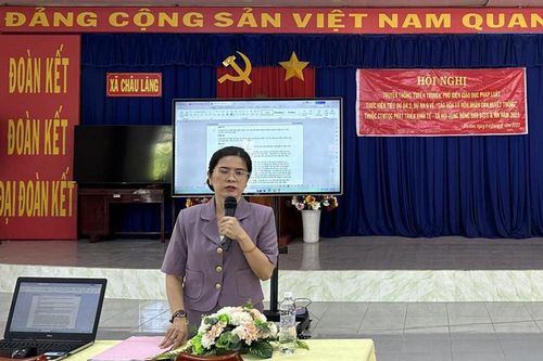 Tuyên truyền giảm tảo hôn trong bà con Khmer huyện Tri Tôn