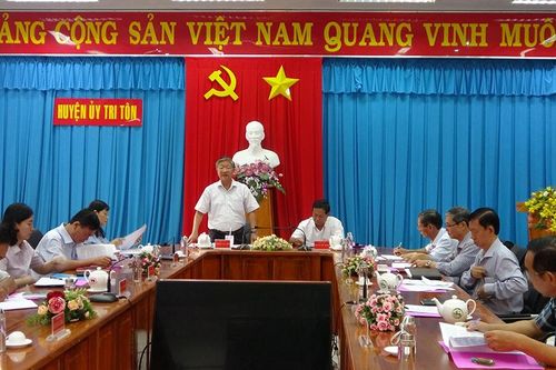 Tri Tôn phấn đấu giải ngân các nguồn vốn năm 2023 đạt 90%