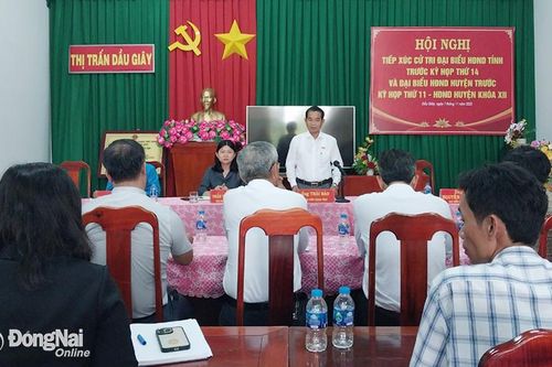 Cử tri huyện Thống Nhất phản ánh một số dự án do Công ty Phú Việt Tín làm chủ đầu tư vẫn giậm chân tại chỗ