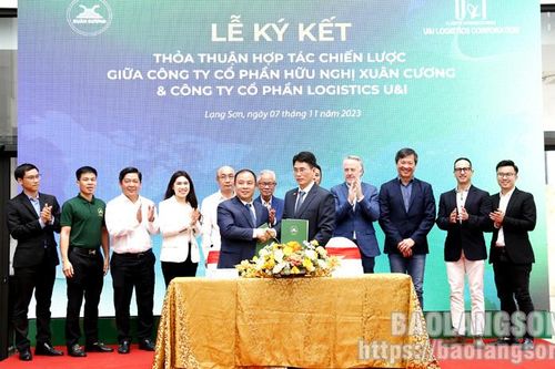 Công ty Cổ phần Hữu Nghị Xuân Cương: Thỏa thuận hợp tác chiến lược phát triển dịch vụ logistics với doanh nghiệp đối tác