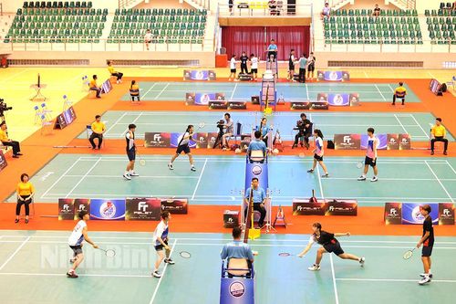 Khởi tranh Giải cầu lông quốc tế 'FELET Vietnam International Series 2023' tại Ninh Bình