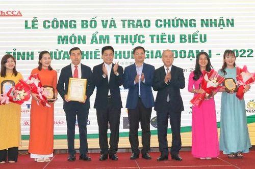Sáu món ẩm thực tiêu biểu của Huế được vinh danh