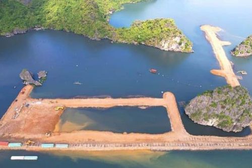 Chủ đầu tư dự án lấn biển vùng đệm di sản vịnh Hạ Long bị phạt 125 triệu đồng