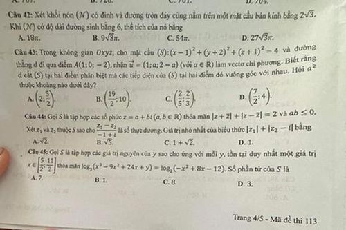 Khởi tố thí sinh làm lộ đề thi tốt nghiệp môn Toán