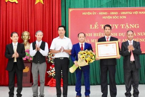 Sóc Sơn: Truy tặng danh hiệu Mẹ Việt Nam anh hùng cho mẹ Nguyễn Thị Tít