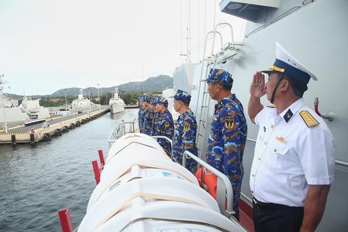 Tàu 016-Quang Trung tham gia Diễn tập 'Hòa bình hữu nghị 2023'