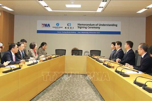 Đẩy mạnh hợp tác thông tin toàn diện giữa TTXVN với hãng thông tấn Yonhap