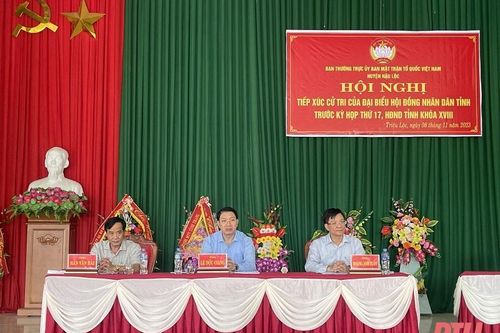 Cử tri huyện Hậu Lộc kiến nghị đầu tư các công trình hạ tầng thiết yếu