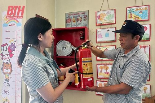 Tăng cường phòng, chống cháy nổ tại các cơ sở giáo dục mầm non tư thục tại TP Thanh Hóa