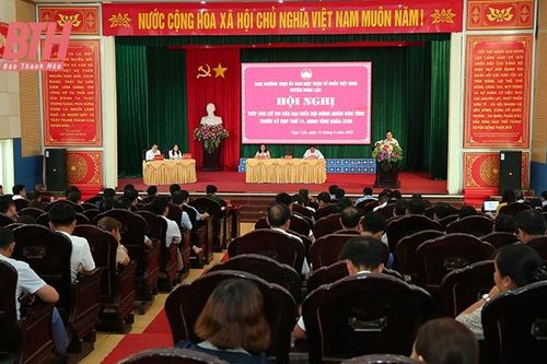 Giải quyết kịp thời những vấn đề cử tri quan tâm
