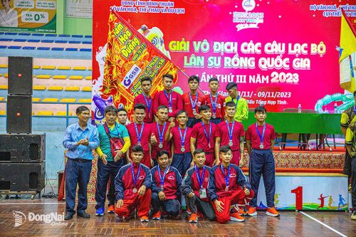 Tam Hòa Đường đạt 1 HCB Giải Vô địch các Câu lạc bộ Lân Sư Rồng quốc gia