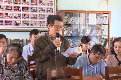 Đại biểu HĐND tỉnh tiếp xúc cử tri tại thị trấn Phú Hòa
