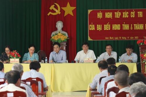 Ông Nguyễn Khắc Toàn - Phó Bí thư Thường trực Tỉnh ủy, Chủ tịch HĐND tỉnh Khánh Hòa: Tiếp xúc cử tri tại 2 xã Cam Lập và Cam Thịnh Đông (TP. Cam Ranh)