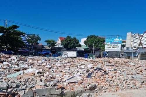 Đã tháo dỡ công trình Siêu thị Điện máy Đại Thanh ở Cam Ranh