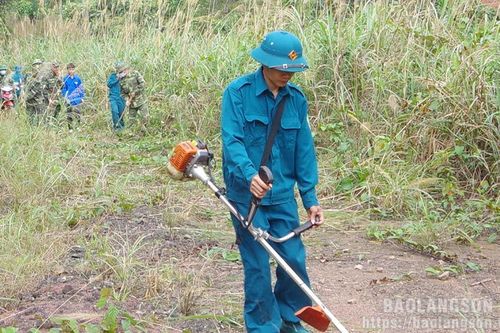 Cao Lộc xây dựng lực lượng dân quân tự vệ sát thực tế