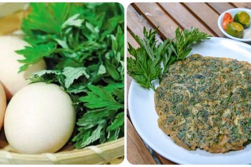 Trứng rán ngải cứu có tốt?