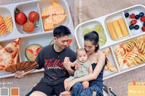 Không thể rời mắt khỏi những khay cơm đẹp như tranh vẽ của mẹ 9x nấu cho con trai