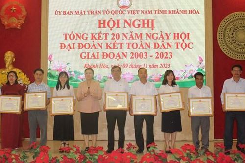 Khánh Hòa tổng kết 20 năm Ngày hội Đại đoàn kết dân tộc giai đoạn 2003 – 2023
