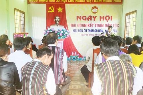 Bình Định: Bí thư Tỉnh ủy dự Ngày hội Đại đoàn kết tại Khu dân cư Gò Đồn