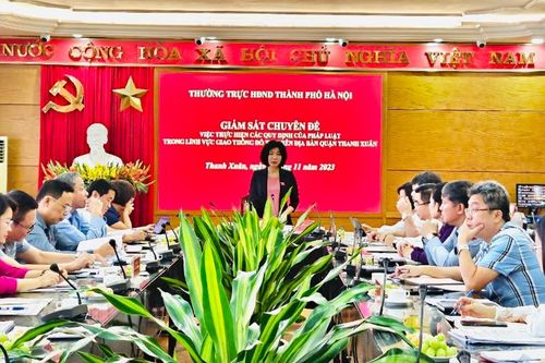 Quận Thanh Xuân: Thực hiện tốt các quy định trong lĩnh vực giao thông đô thị