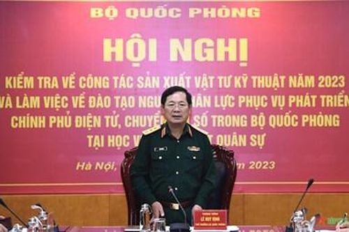 Thượng tướng Lê Huy Vịnh: Nâng cao chất lượng công tác đào tạo nguồn nhân lực phục vụ chuyển đổi số trong Bộ Quốc phòng