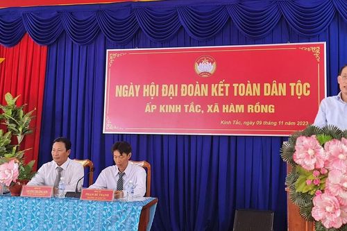 Ngày hội Đại đoàn kết toàn dân tộc ở khu dân cư của tỉnh Cà Mau