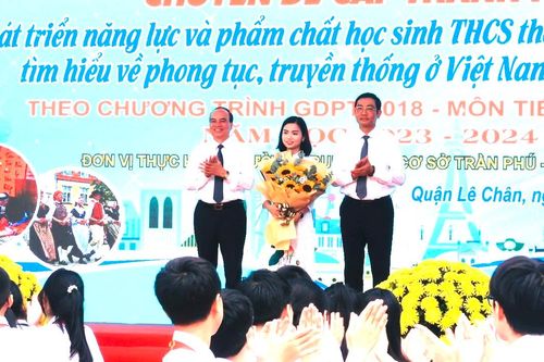 Sáng tạo qua chuyên đề dạy học môn Tiếng Anh lớp 8 tại Trường THCS Trần Phú