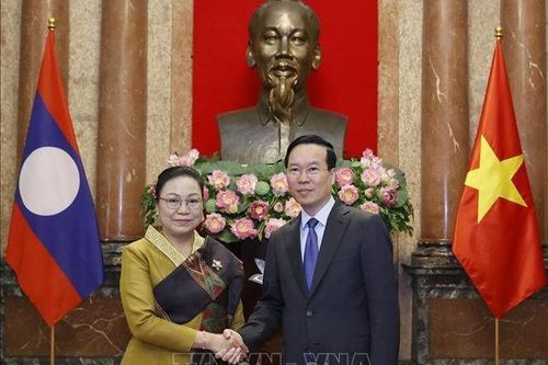 Chủ tịch nước tiếp các Đại sứ trình Quốc thư
